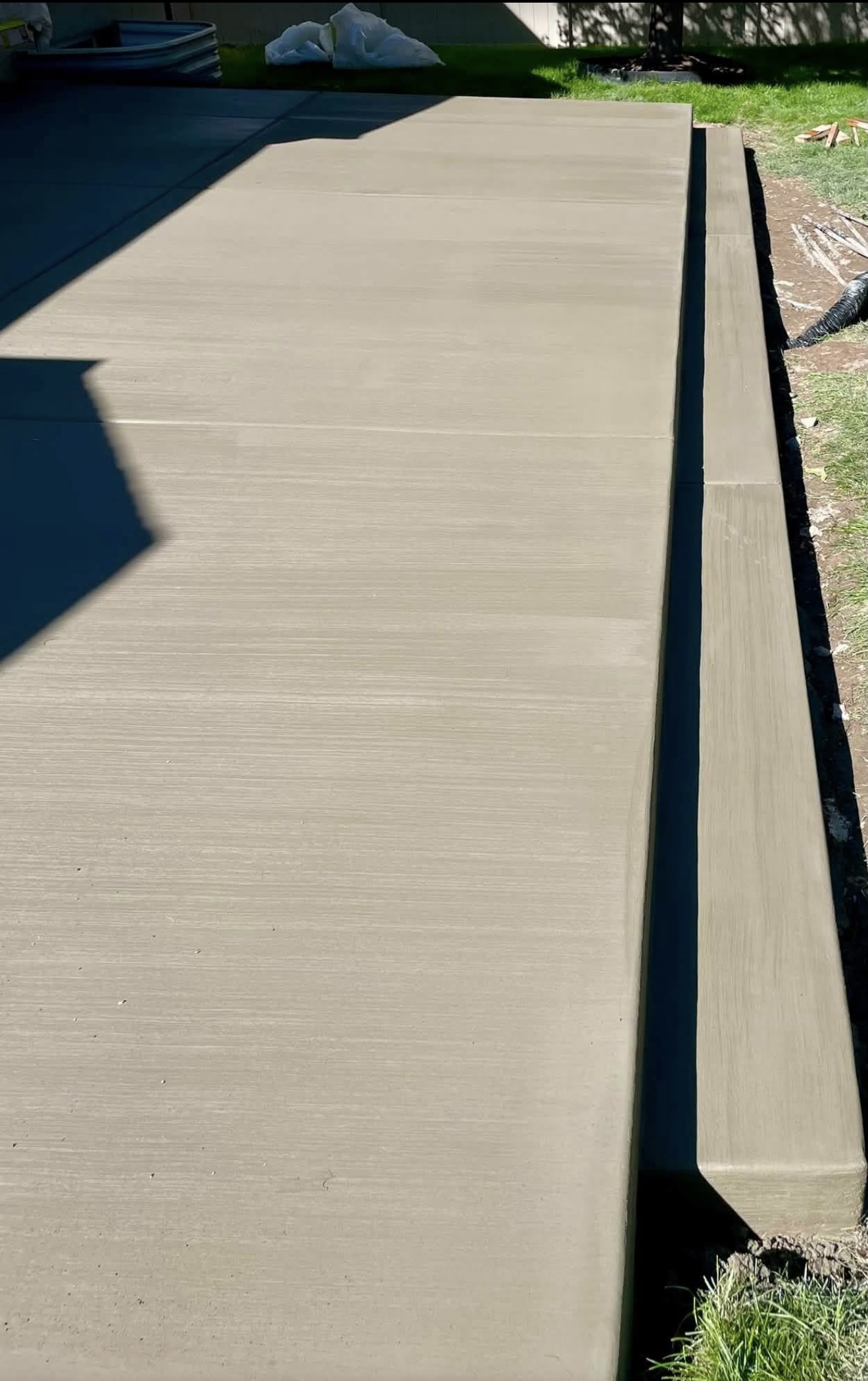 Finished concrete detail